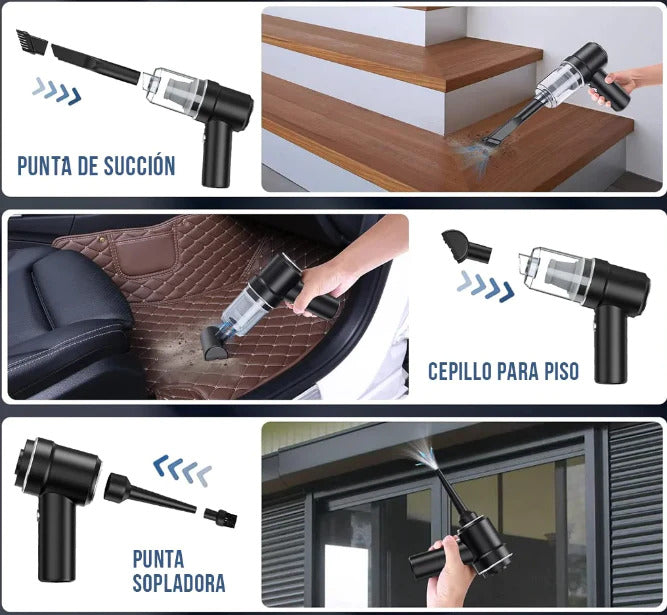 ASPIRADORA PORTÁTIL 3 EN 1 VERSION POTENCIADA