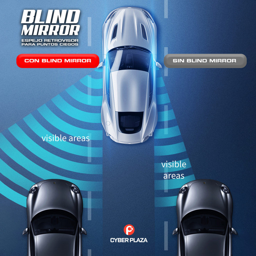 Blind Mirror™ - Espejos Retrovisores Para Puntos Ciegos